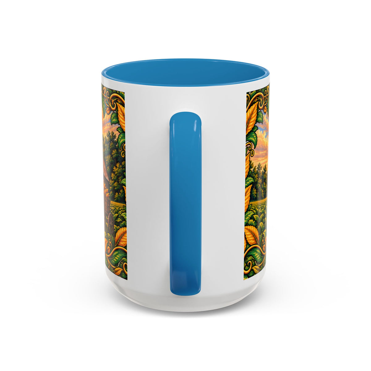 Bright Leaf Hoedown Coffee Mug Wrap — Caswell County Event Souvenir (Sept 19, 2026)