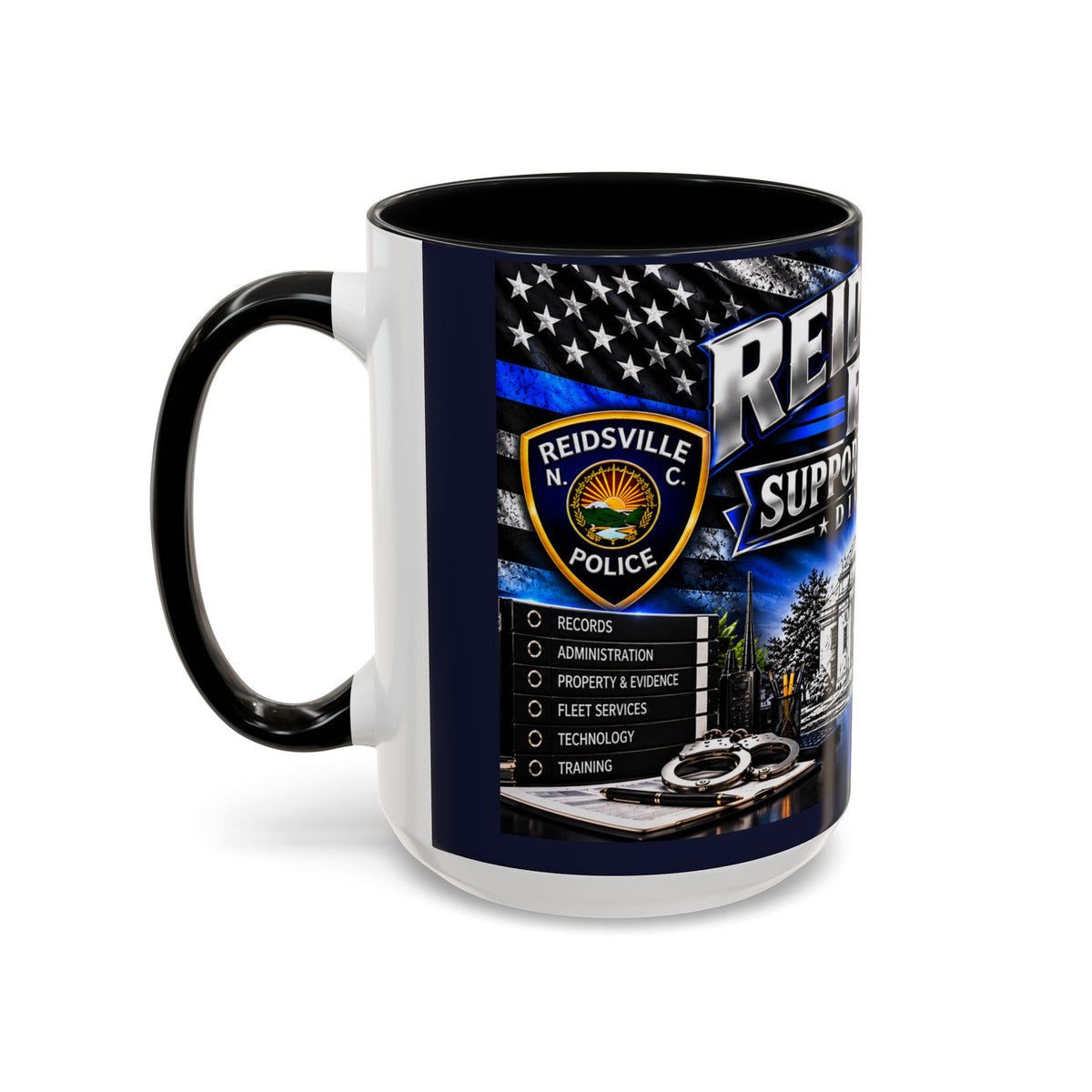 Reidsville NC PD Support Services Division Coffee Mug