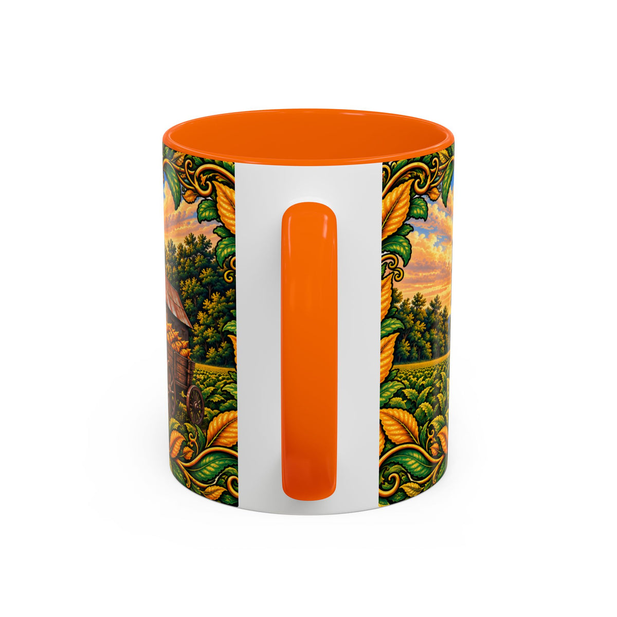 Bright Leaf Hoedown Coffee Mug Wrap — Caswell County Event Souvenir (Sept 19, 2026)
