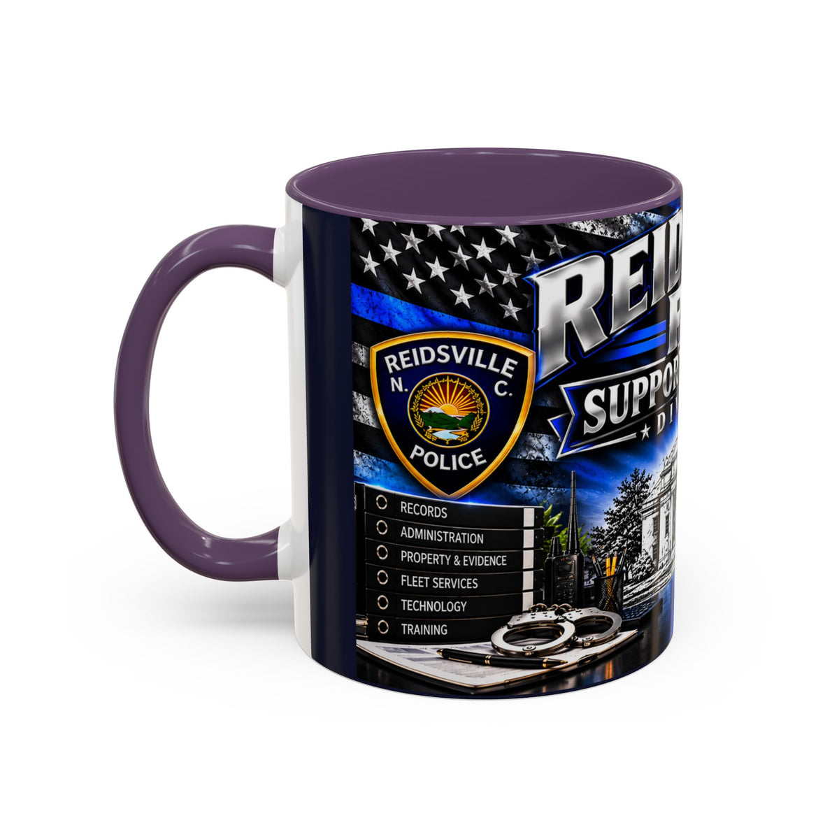 Reidsville NC PD Support Services Division Coffee Mug