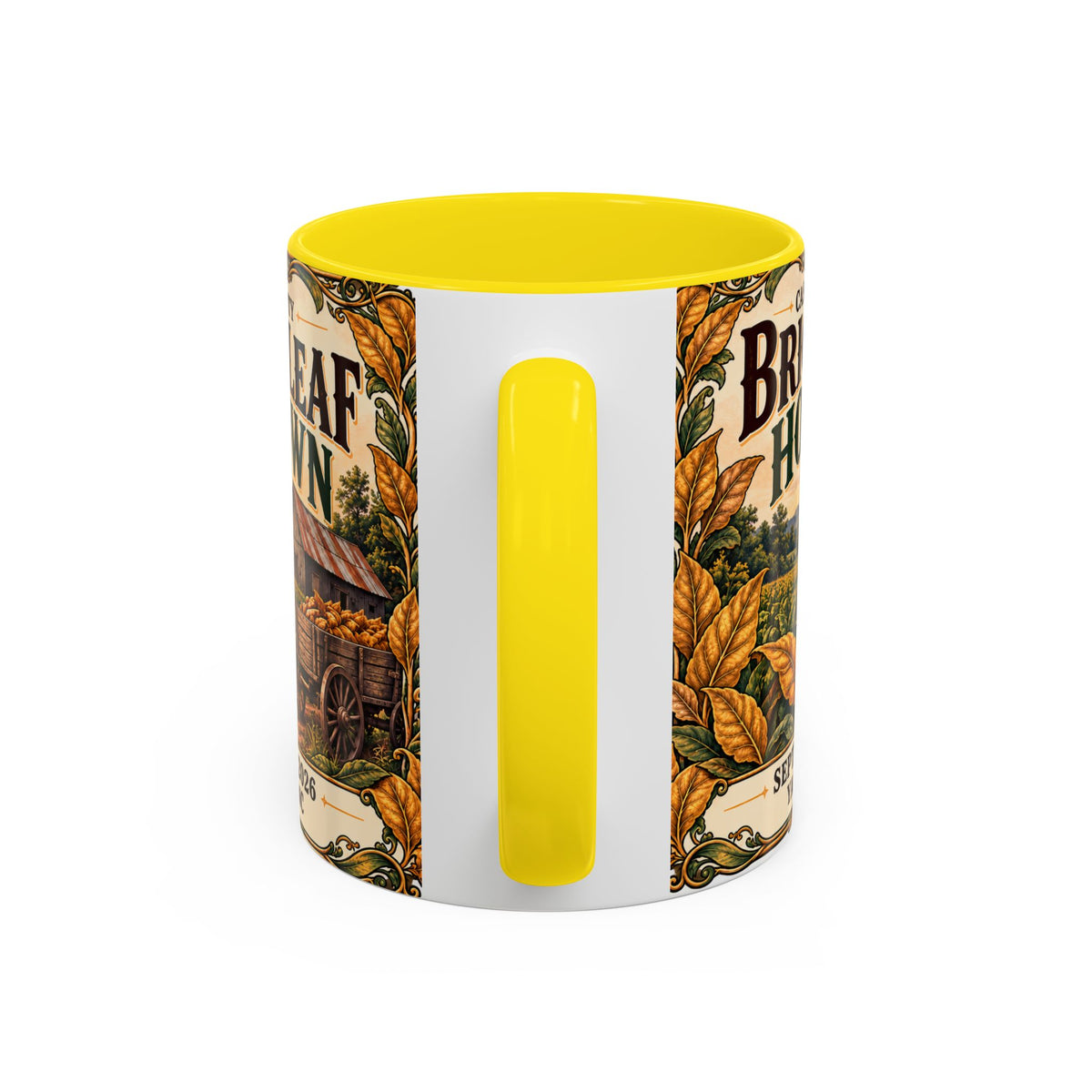 Bright Leaf Hoedown Coffee Mug — Vintage Fall Festival 11/15oz