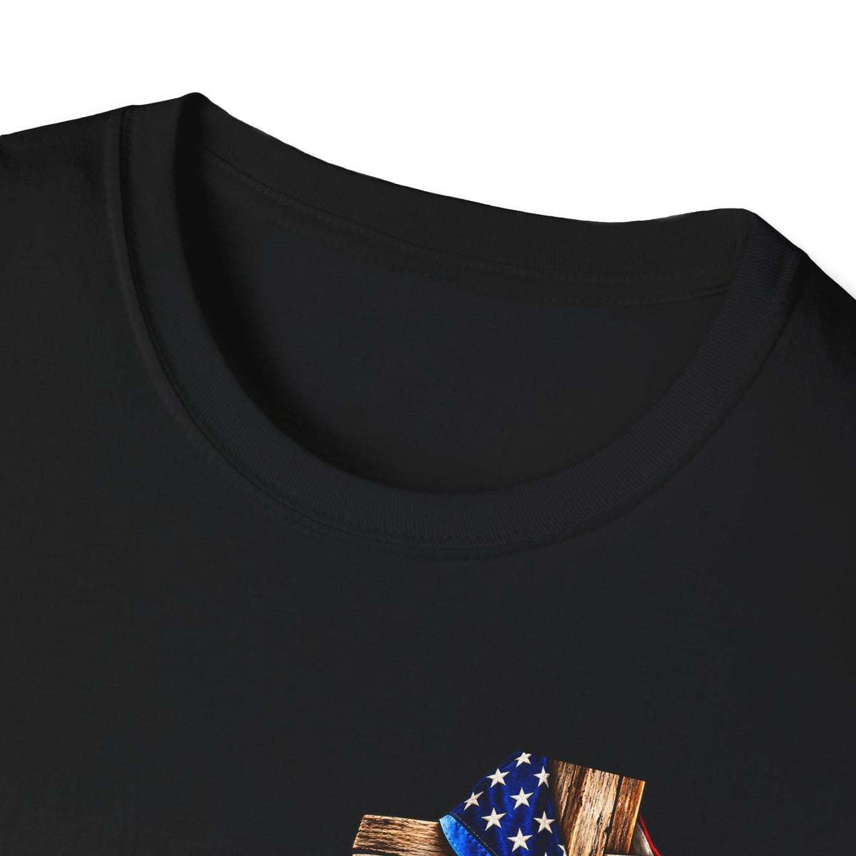 Stand for the Flag, Kneel for the Cross Police T-Shirt