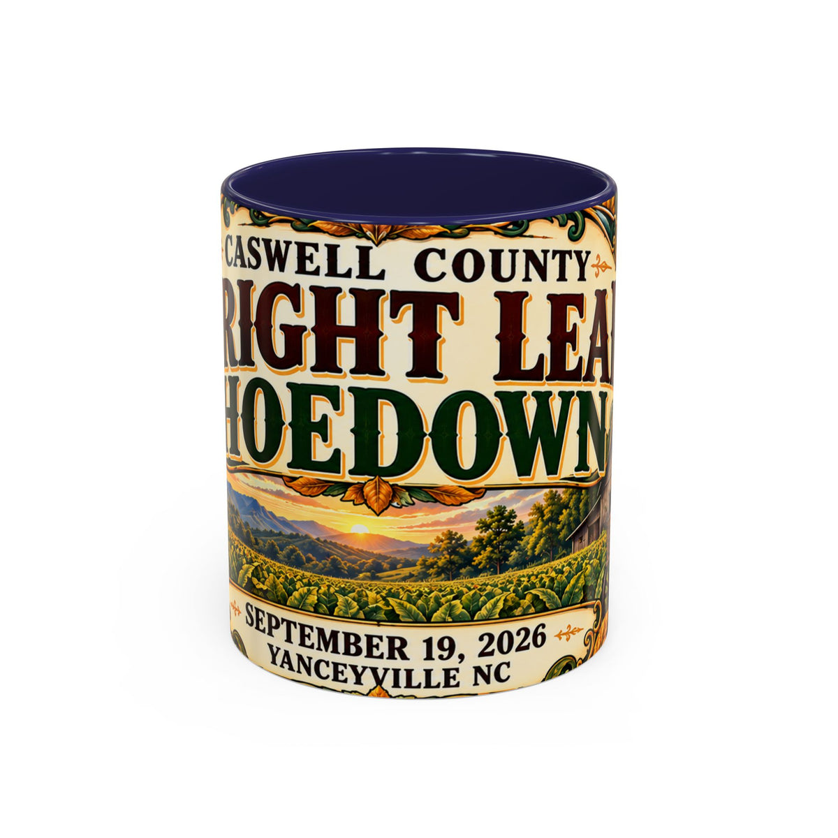 15oz Mug_Bright Leaf Hoedown Coffee Mug — Vintage Fall Festival
