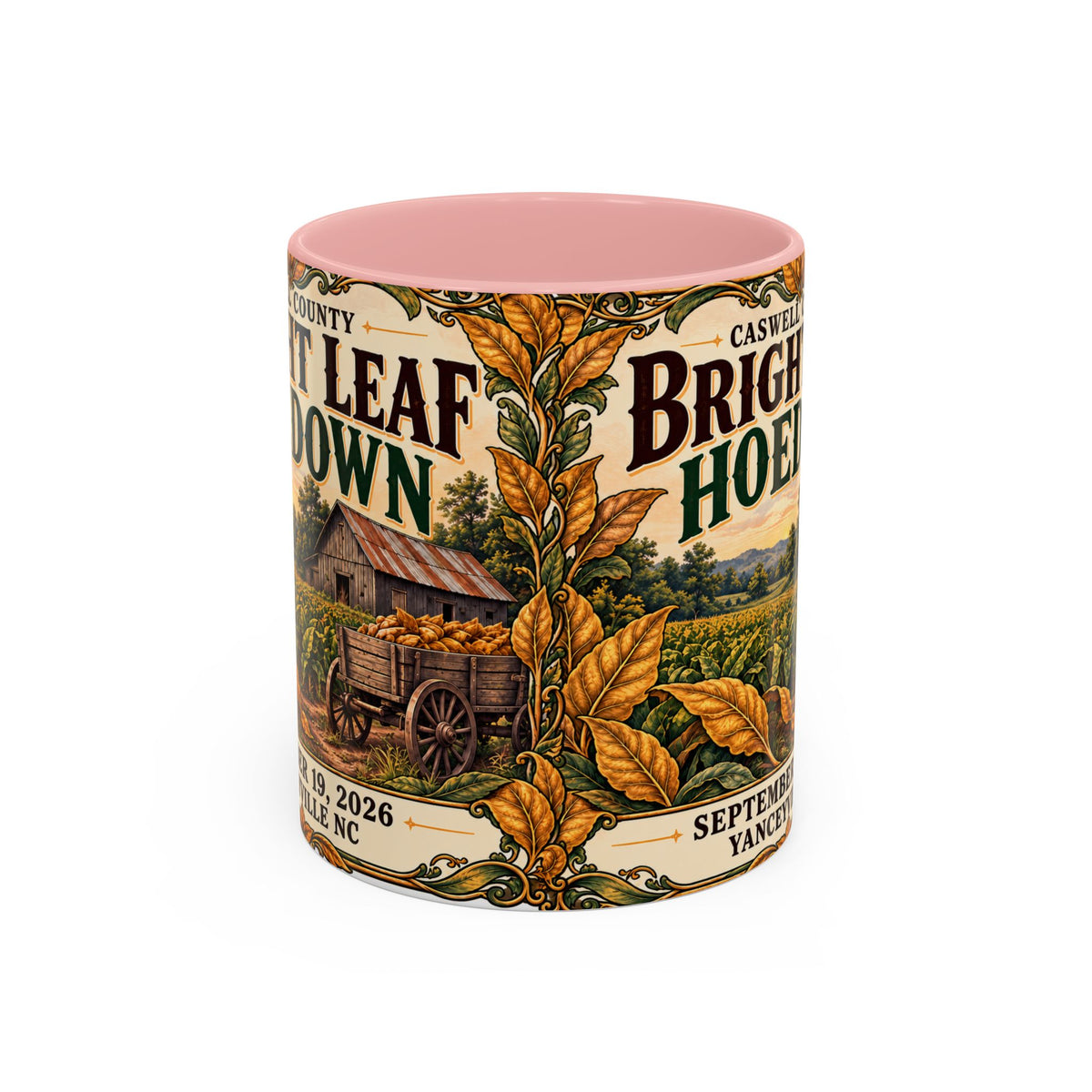 Bright Leaf Hoedown Coffee Mug — Vintage Fall Festival 11/15oz