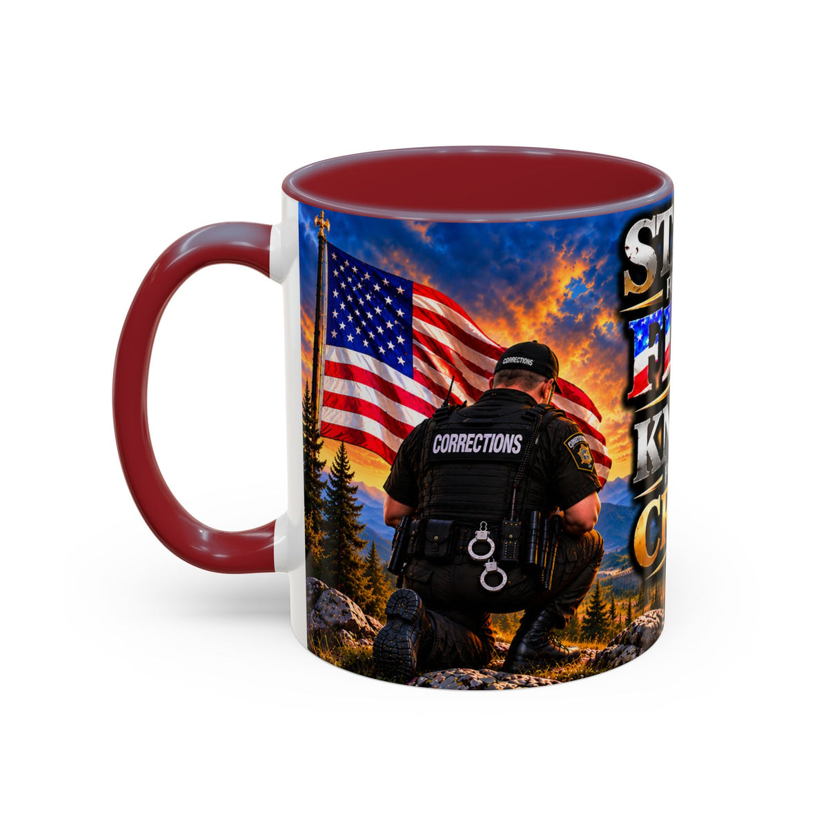 Correctional Officer Faith & Strength Gift Set — Book & 11 oz Coffee Mug