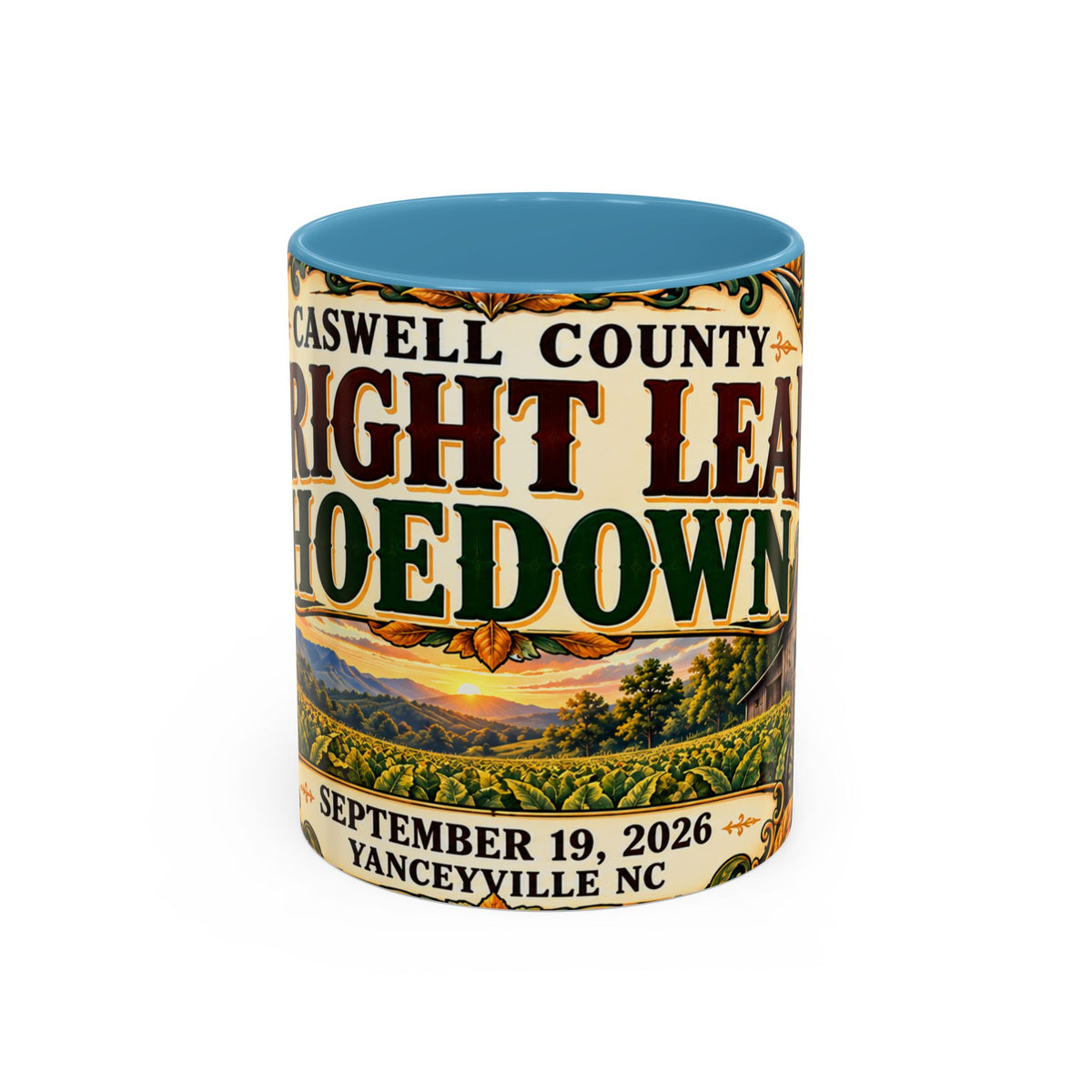 15oz Mug_Bright Leaf Hoedown Coffee Mug — Vintage Fall Festival