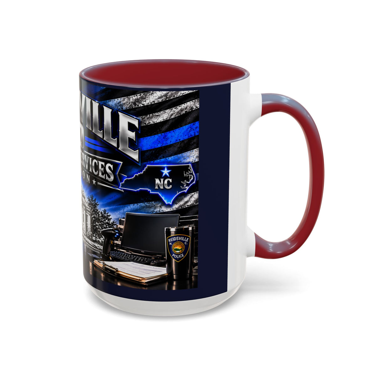 Reidsville NC PD Support Services Division Coffee Mug
