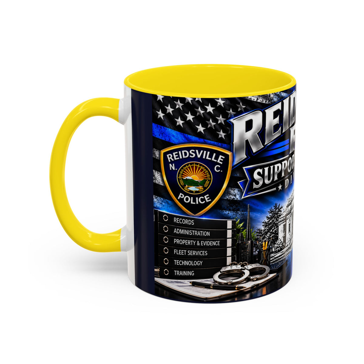 Reidsville NC PD Support Services Division Coffee Mug