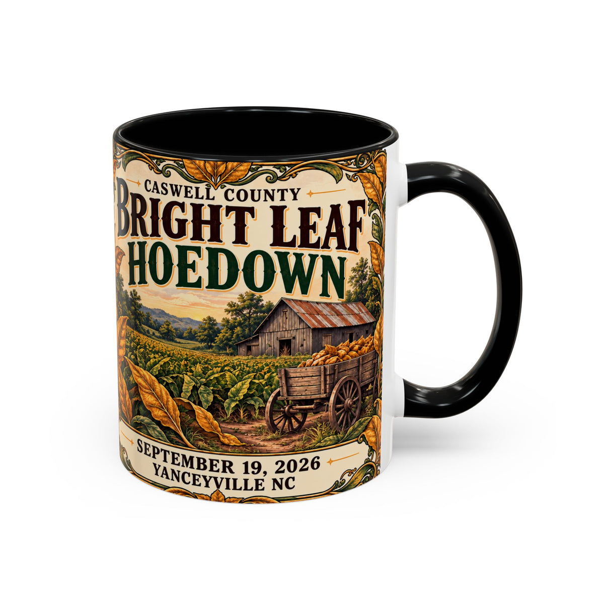 Bright Leaf Hoedown Coffee Mug — Vintage Fall Festival 11/15oz