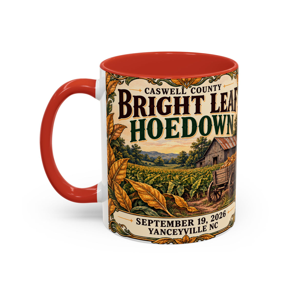 Bright Leaf Hoedown Coffee Mug — Vintage Fall Festival 11/15oz