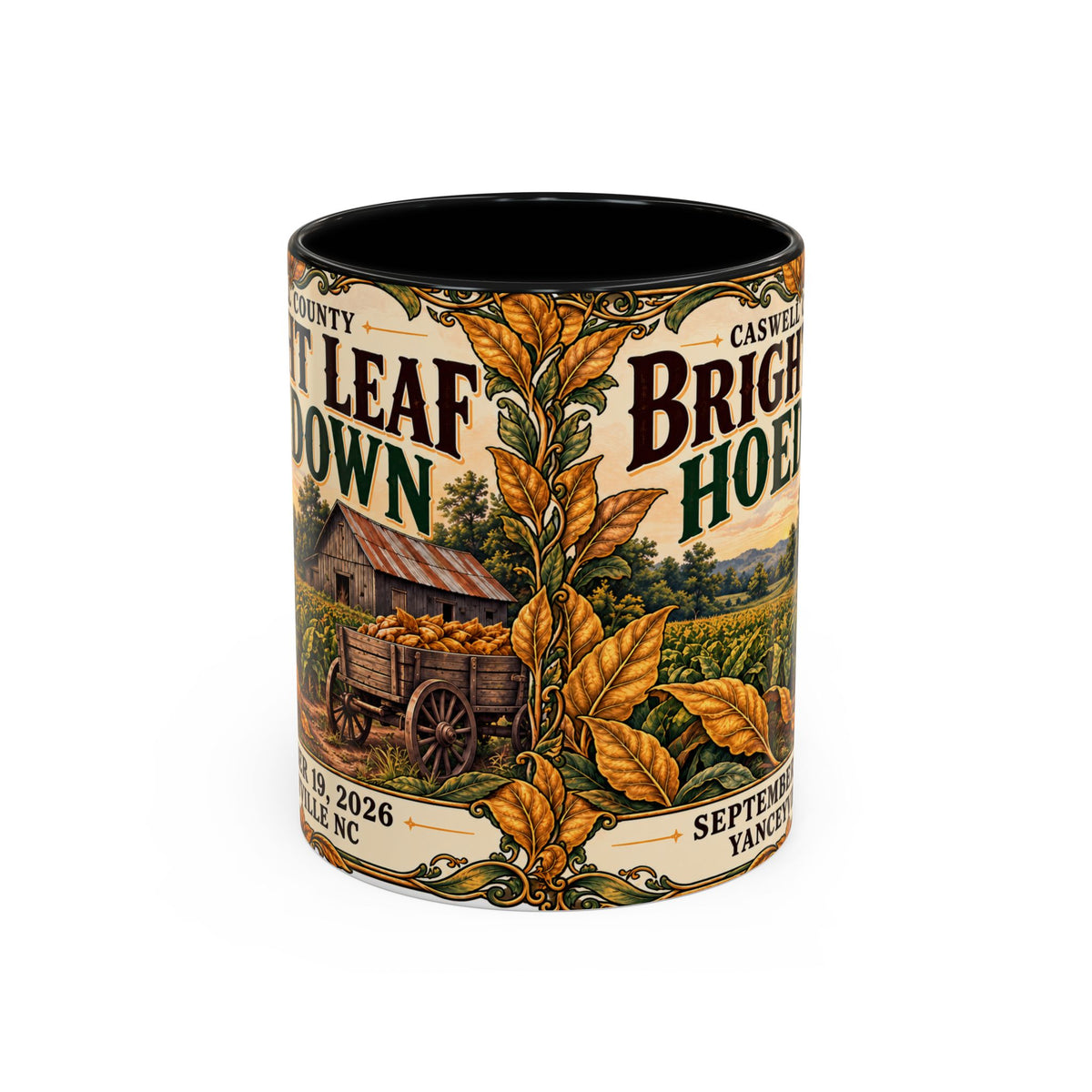 Bright Leaf Hoedown Coffee Mug — Vintage Fall Festival 11/15oz
