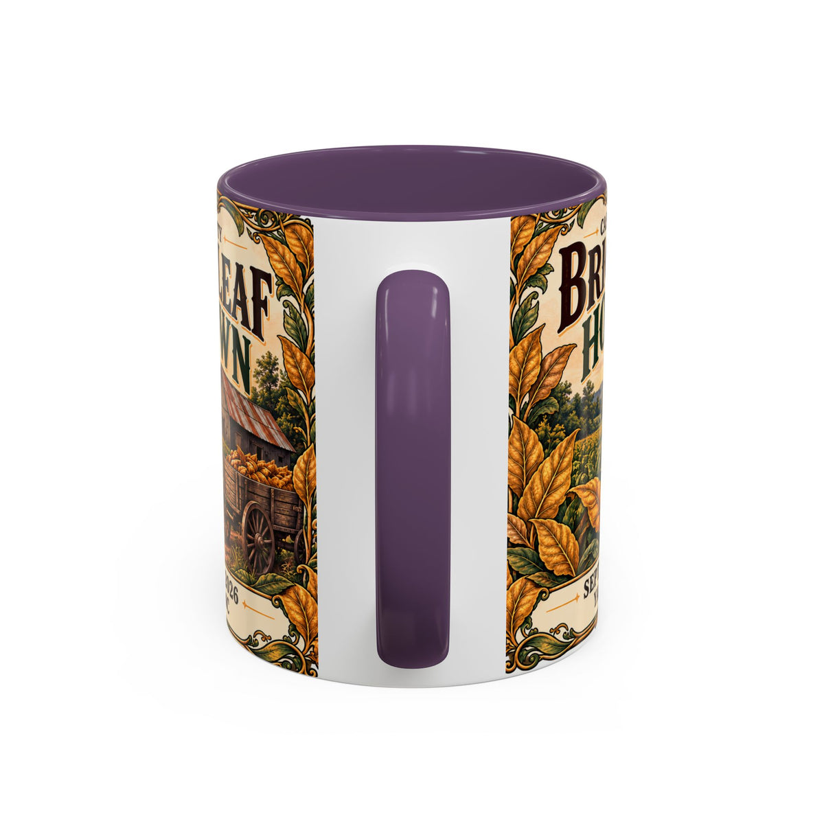 Bright Leaf Hoedown Coffee Mug — Vintage Fall Festival 11/15oz