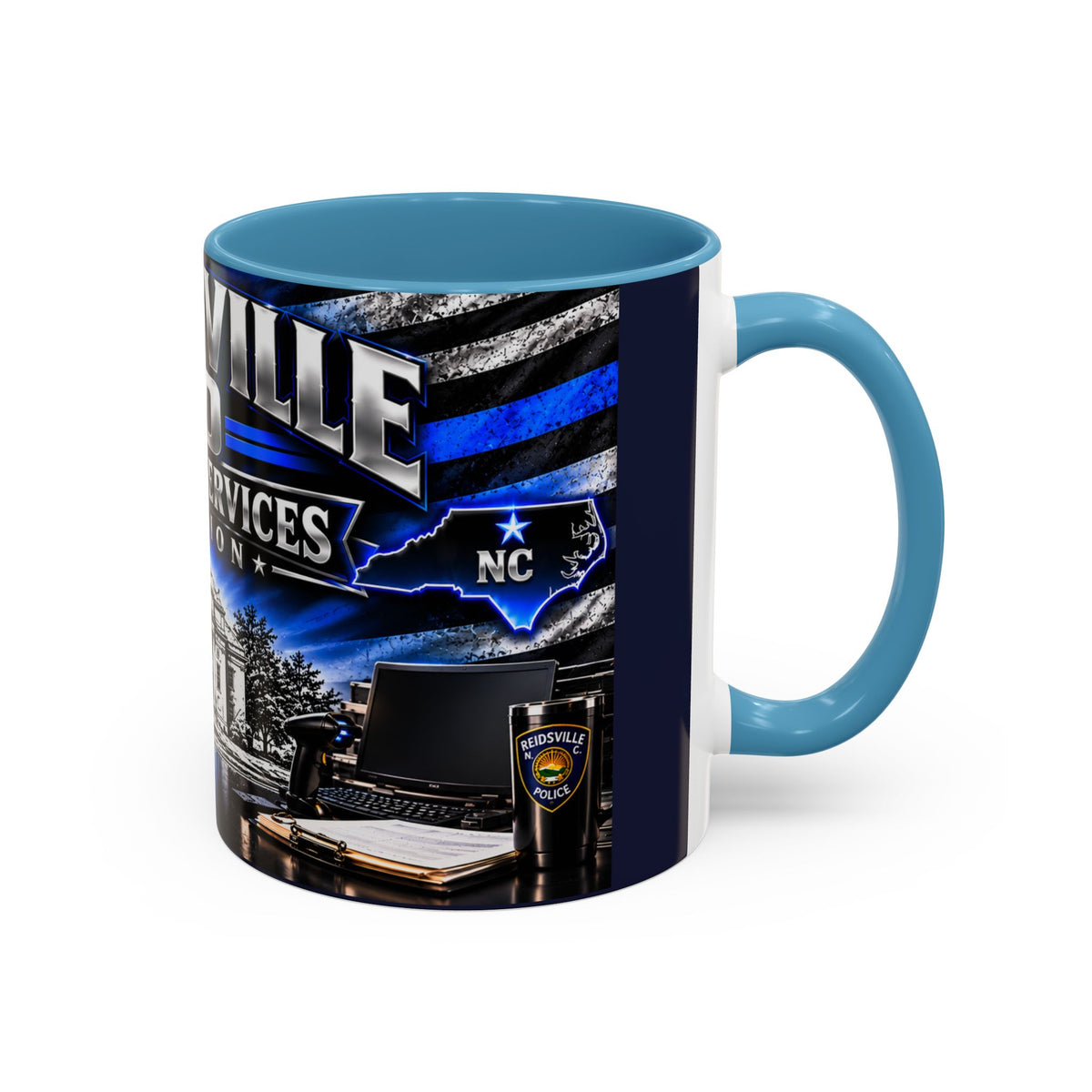 Reidsville NC PD Support Services Division Coffee Mug