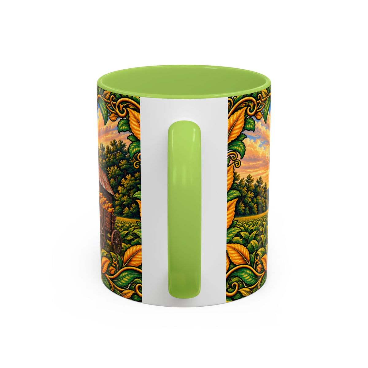 Bright Leaf Hoedown Coffee Mug Wrap — Caswell County Event Souvenir (Sept 19, 2026)