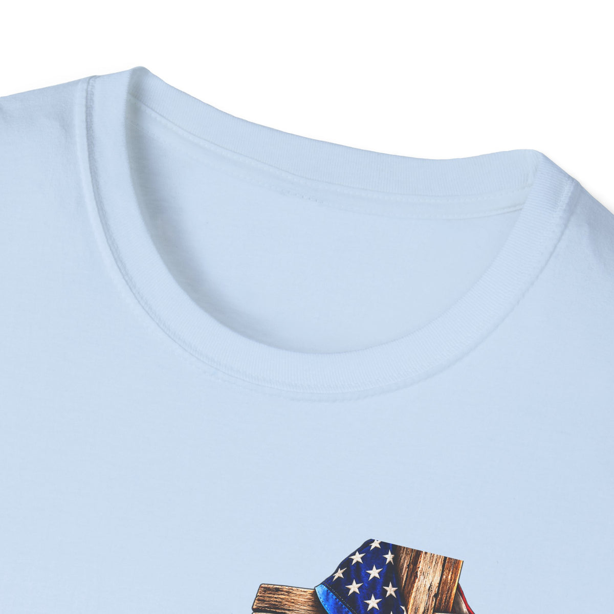 Stand for the Flag, Kneel for the Cross Police T-Shirt