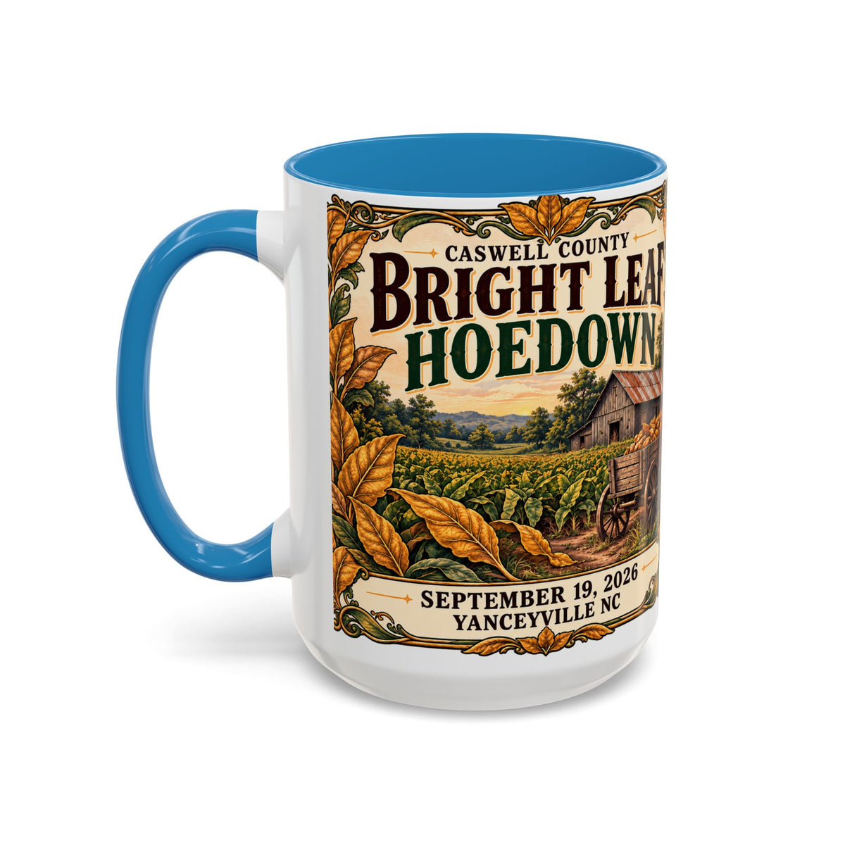 Bright Leaf Hoedown Coffee Mug — Vintage Fall Festival 11/15oz