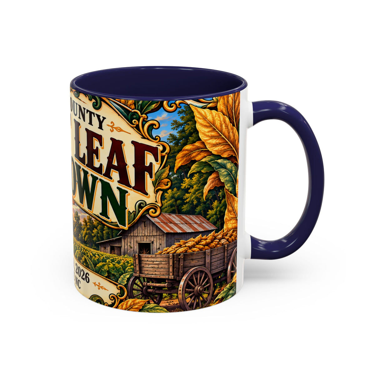 15oz Mug_Bright Leaf Hoedown Coffee Mug — Vintage Fall Festival