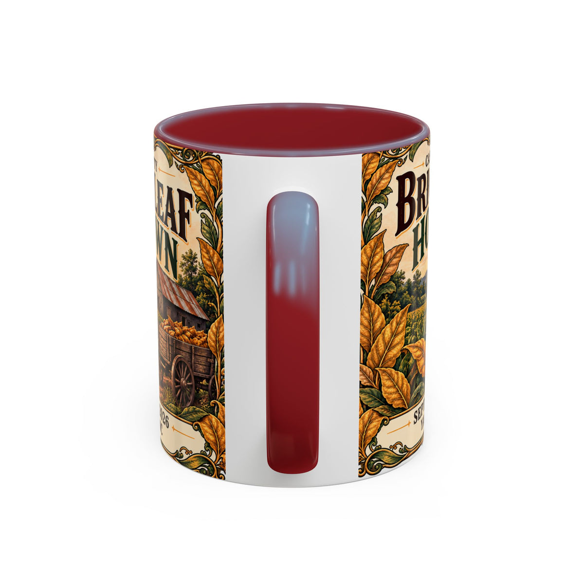 Bright Leaf Hoedown Coffee Mug — Vintage Fall Festival 11/15oz