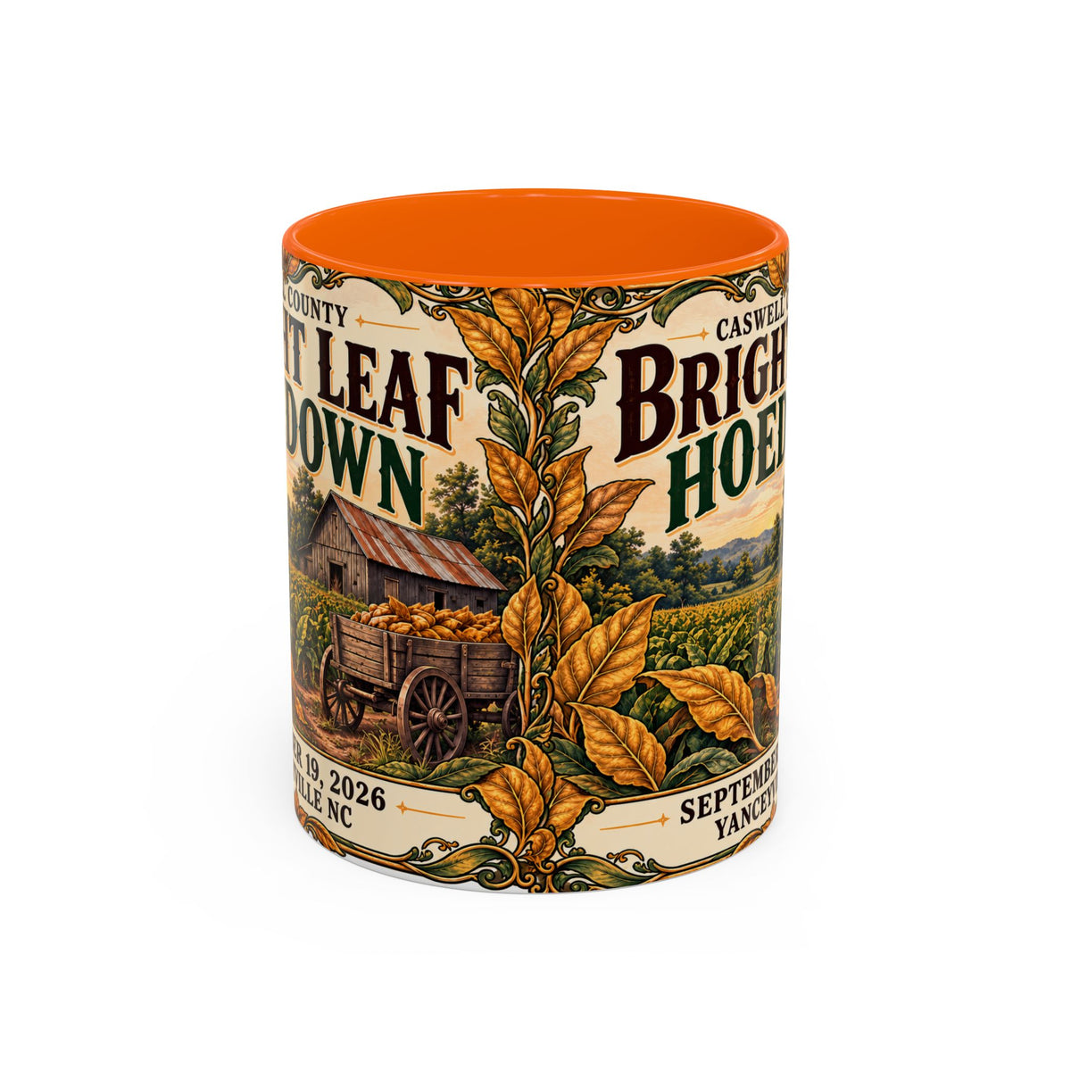 Bright Leaf Hoedown Coffee Mug — Vintage Fall Festival 11/15oz