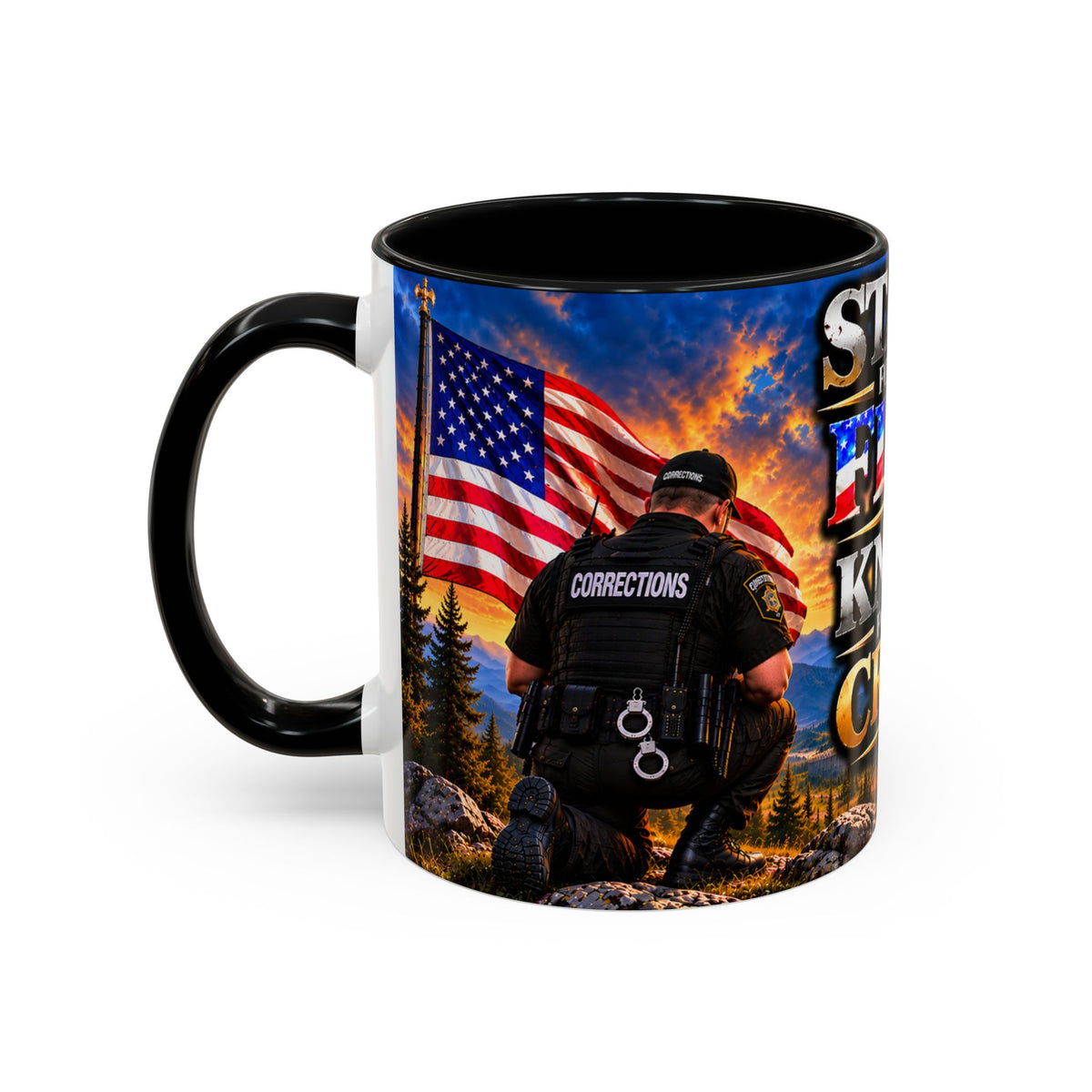 Correctional Officer Faith & Strength Gift Set — Book & 11 oz Coffee Mug