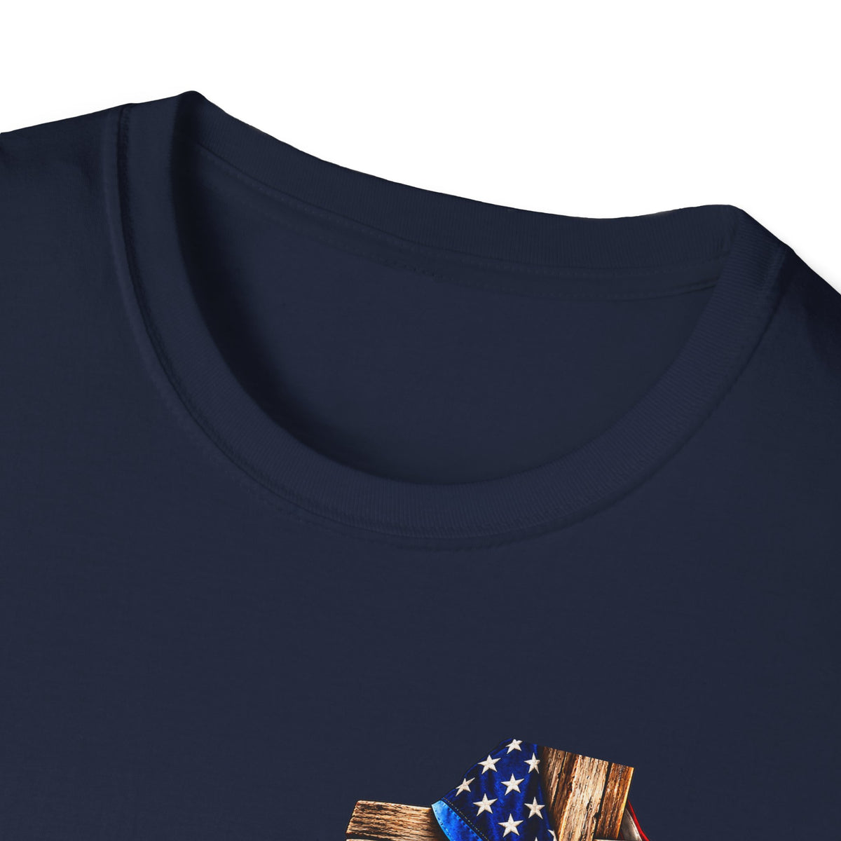 Stand for the Flag, Kneel for the Cross Police T-Shirt