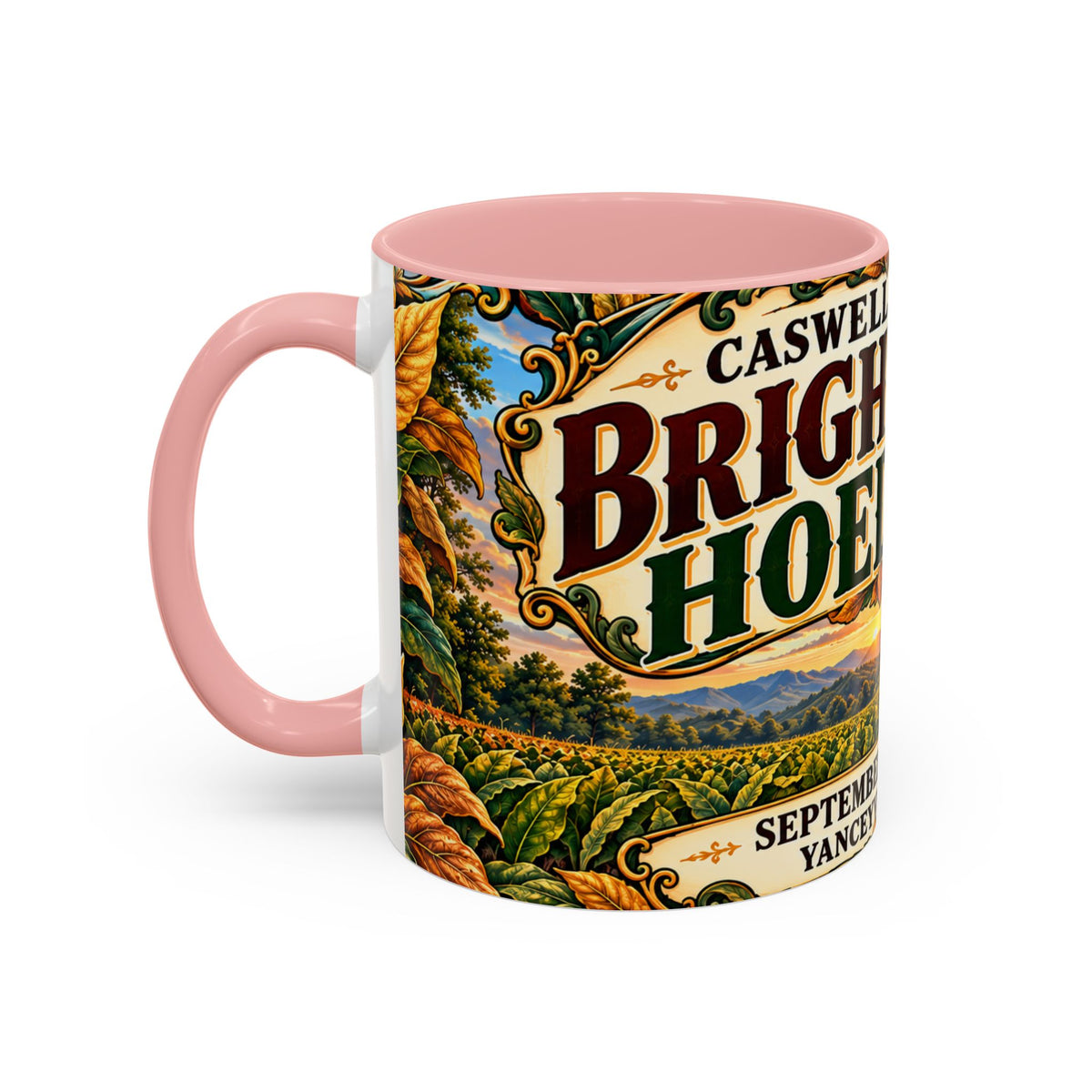 15oz Mug_Bright Leaf Hoedown Coffee Mug — Vintage Fall Festival