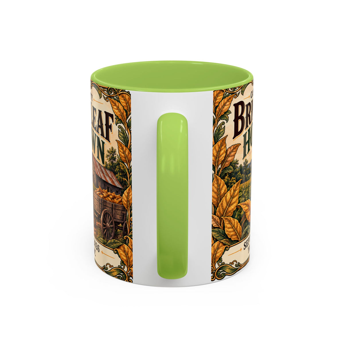 Bright Leaf Hoedown Coffee Mug — Vintage Fall Festival 11/15oz