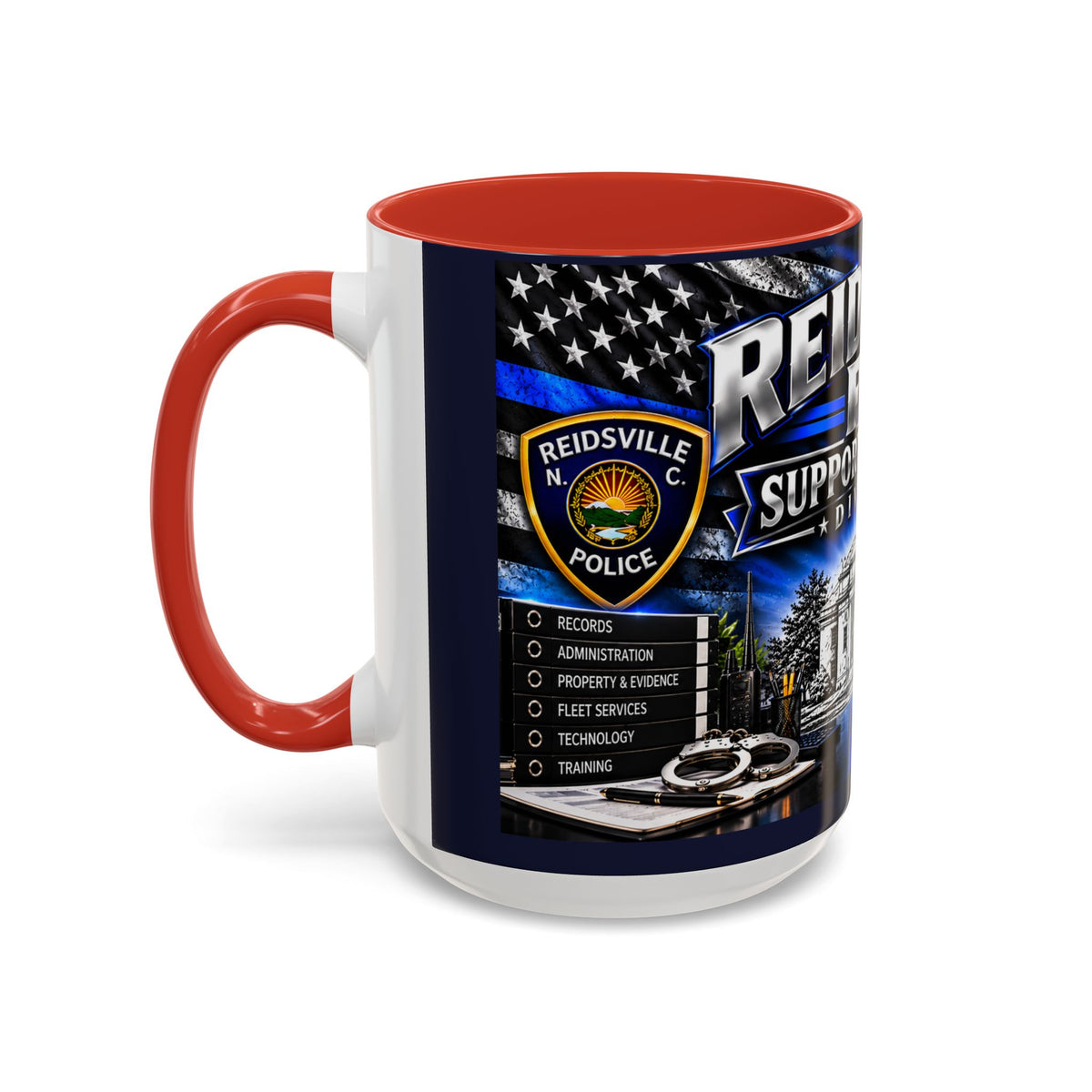 Reidsville NC PD Support Services Division Coffee Mug