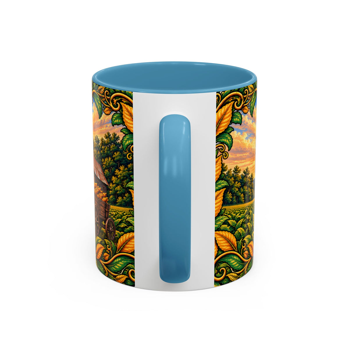 Bright Leaf Hoedown Coffee Mug Wrap — Caswell County Event Souvenir (Sept 19, 2026)