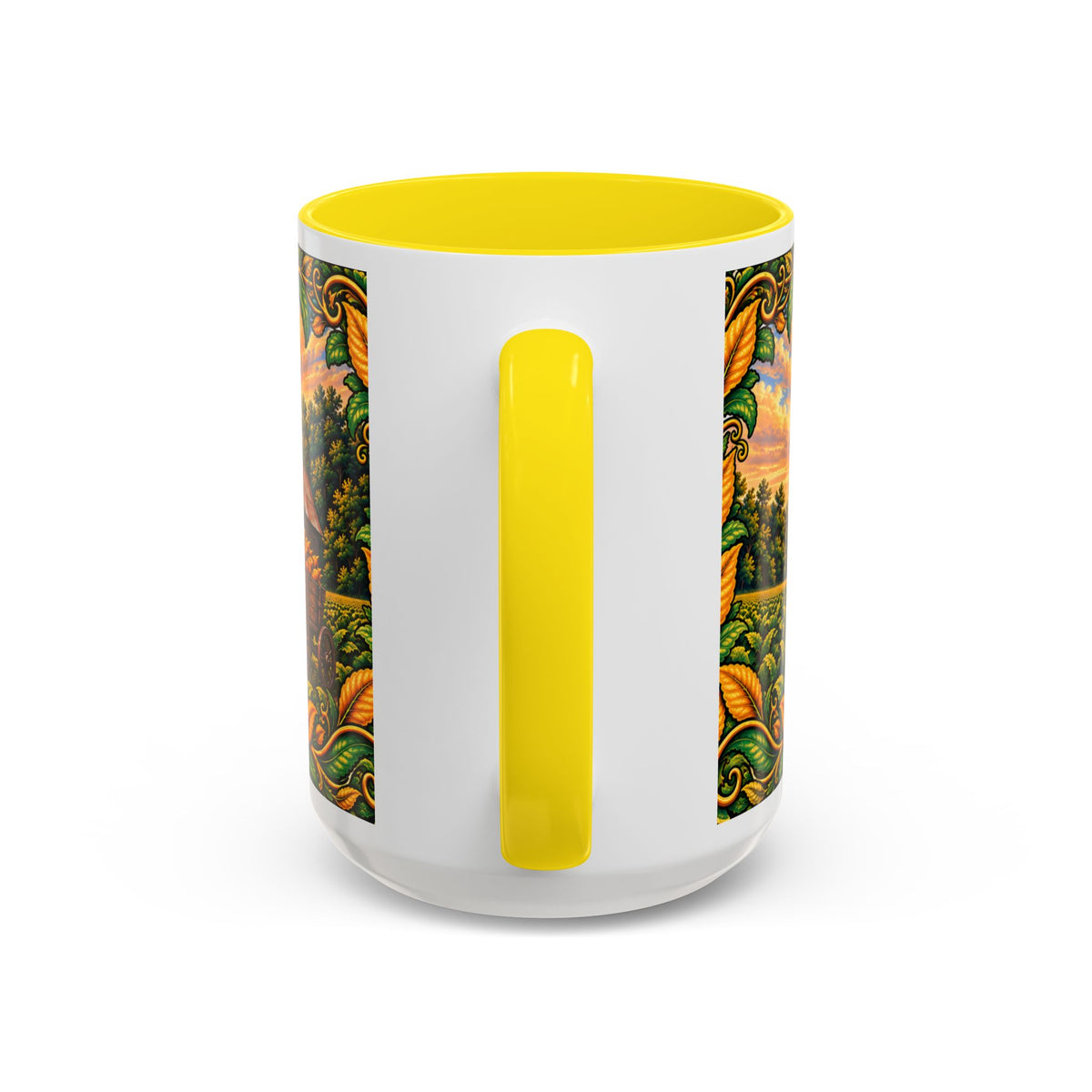 Bright Leaf Hoedown Coffee Mug Wrap — Caswell County Event Souvenir (Sept 19, 2026)