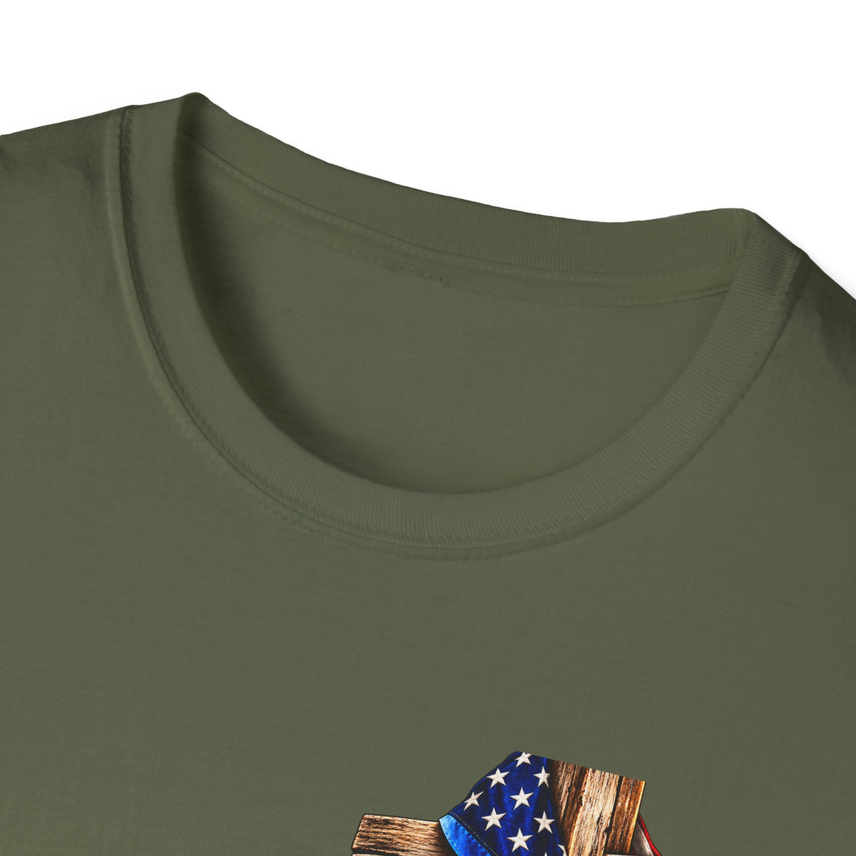 Stand for the Flag, Kneel for the Cross Police T-Shirt