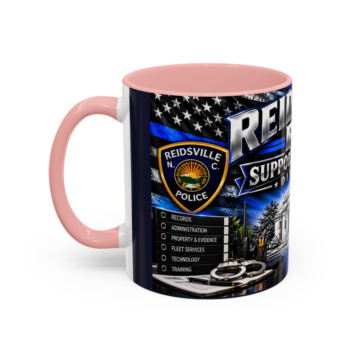 Reidsville NC PD Support Services Division Coffee Mug
