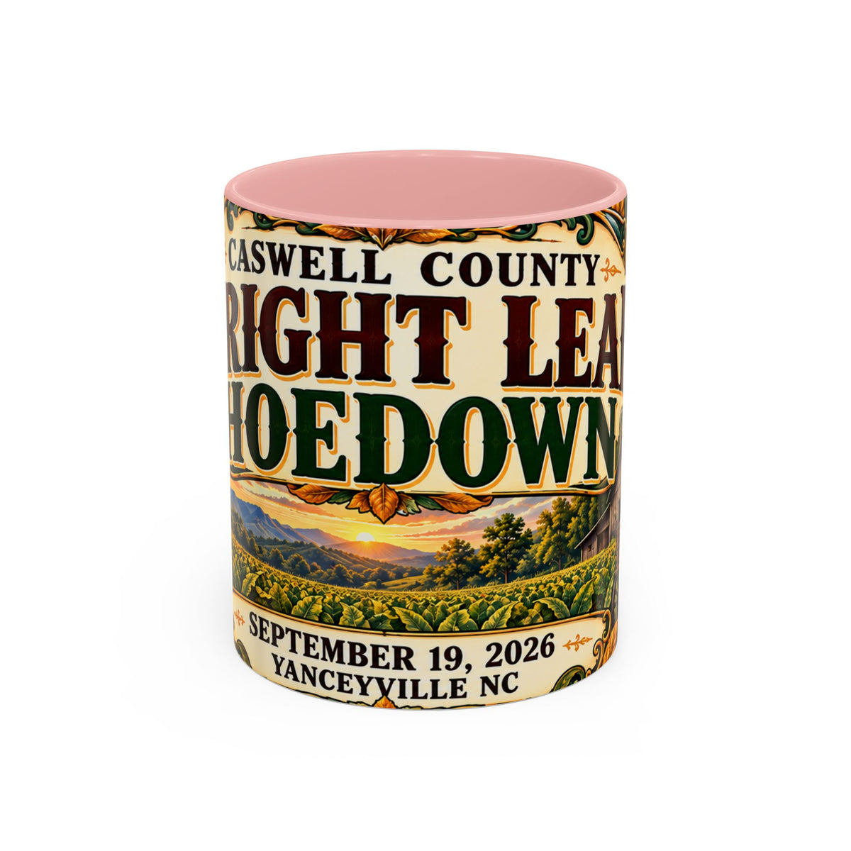15oz Mug_Bright Leaf Hoedown Coffee Mug — Vintage Fall Festival
