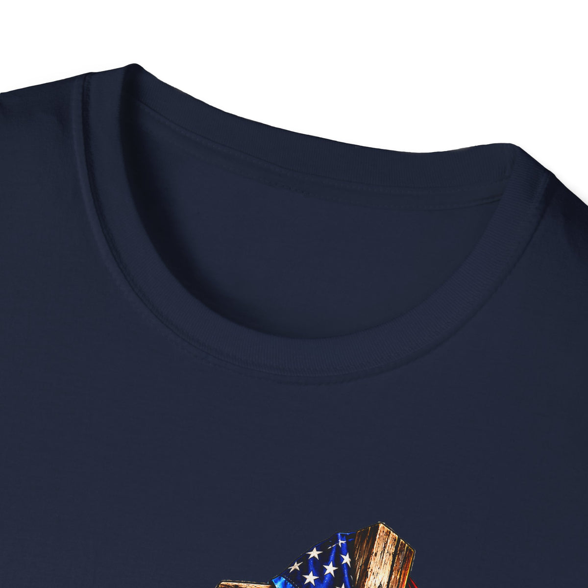 Firefighter Stand for the Flag, Kneel for the Cross