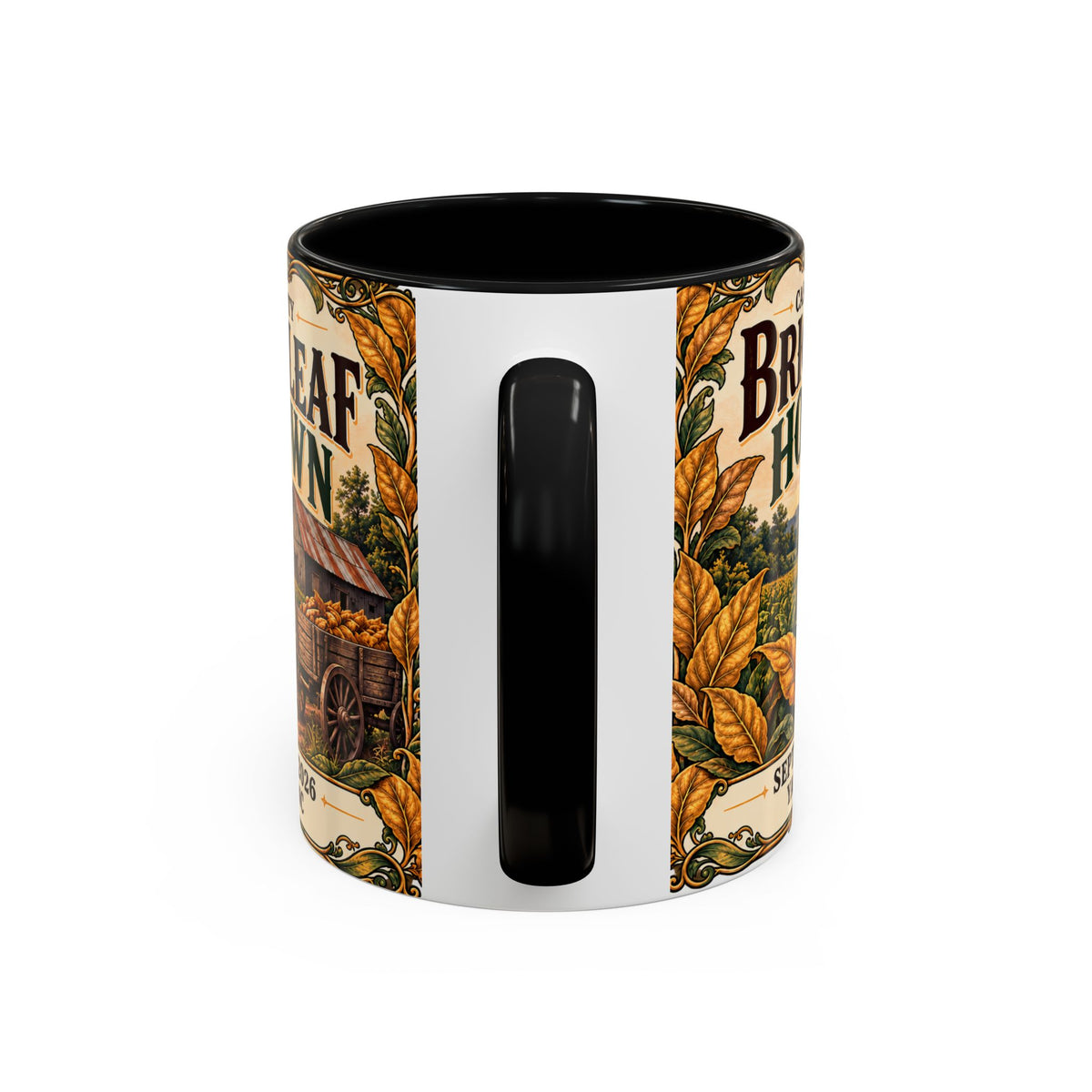 Bright Leaf Hoedown Coffee Mug — Vintage Fall Festival 11/15oz