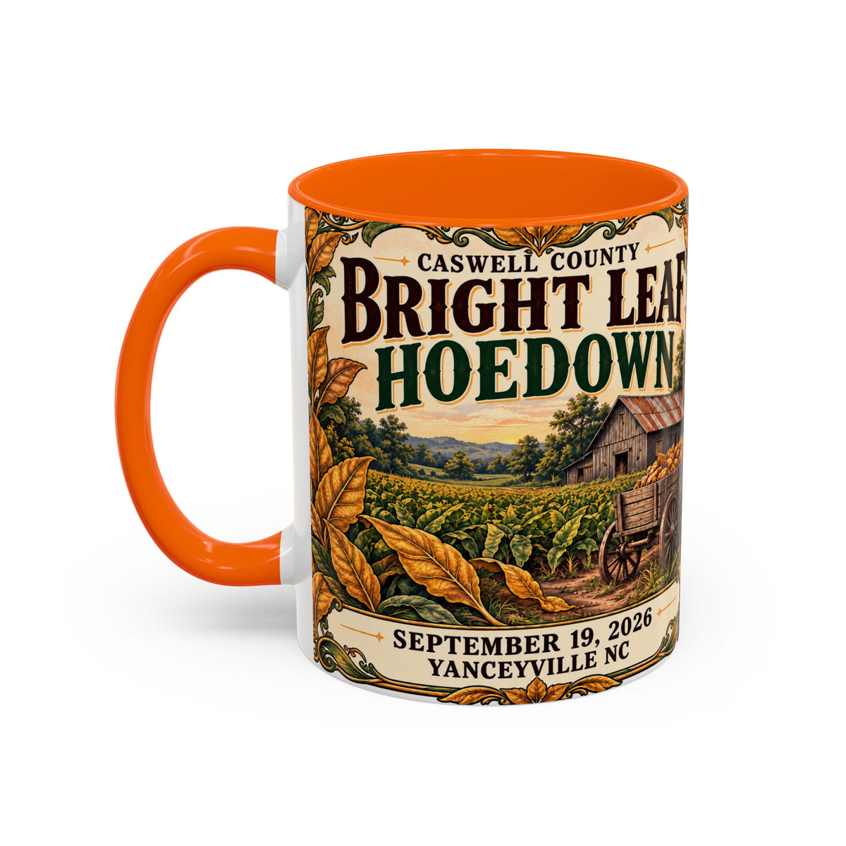 Bright Leaf Hoedown Coffee Mug — Vintage Fall Festival 11/15oz