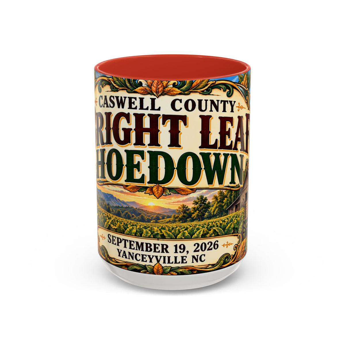 15oz Mug_Bright Leaf Hoedown Coffee Mug — Vintage Fall Festival