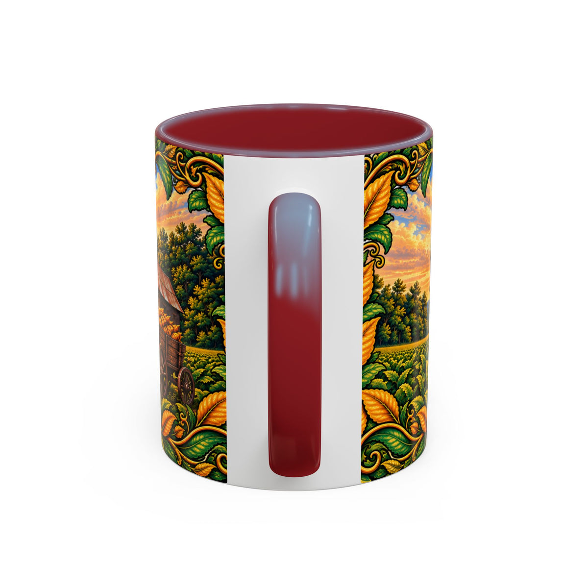Bright Leaf Hoedown Coffee Mug Wrap — Caswell County Event Souvenir (Sept 19, 2026)