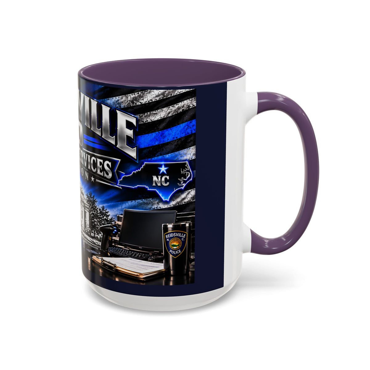 Reidsville NC PD Support Services Division Coffee Mug