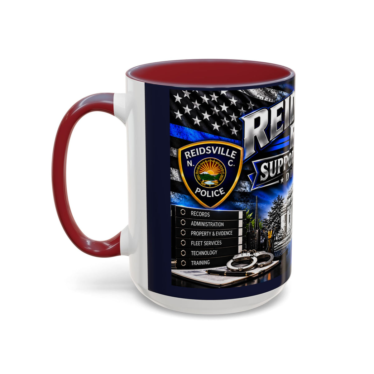 Reidsville NC PD Support Services Division Coffee Mug