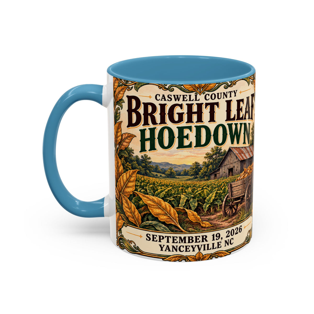 Bright Leaf Hoedown Coffee Mug — Vintage Fall Festival 11/15oz