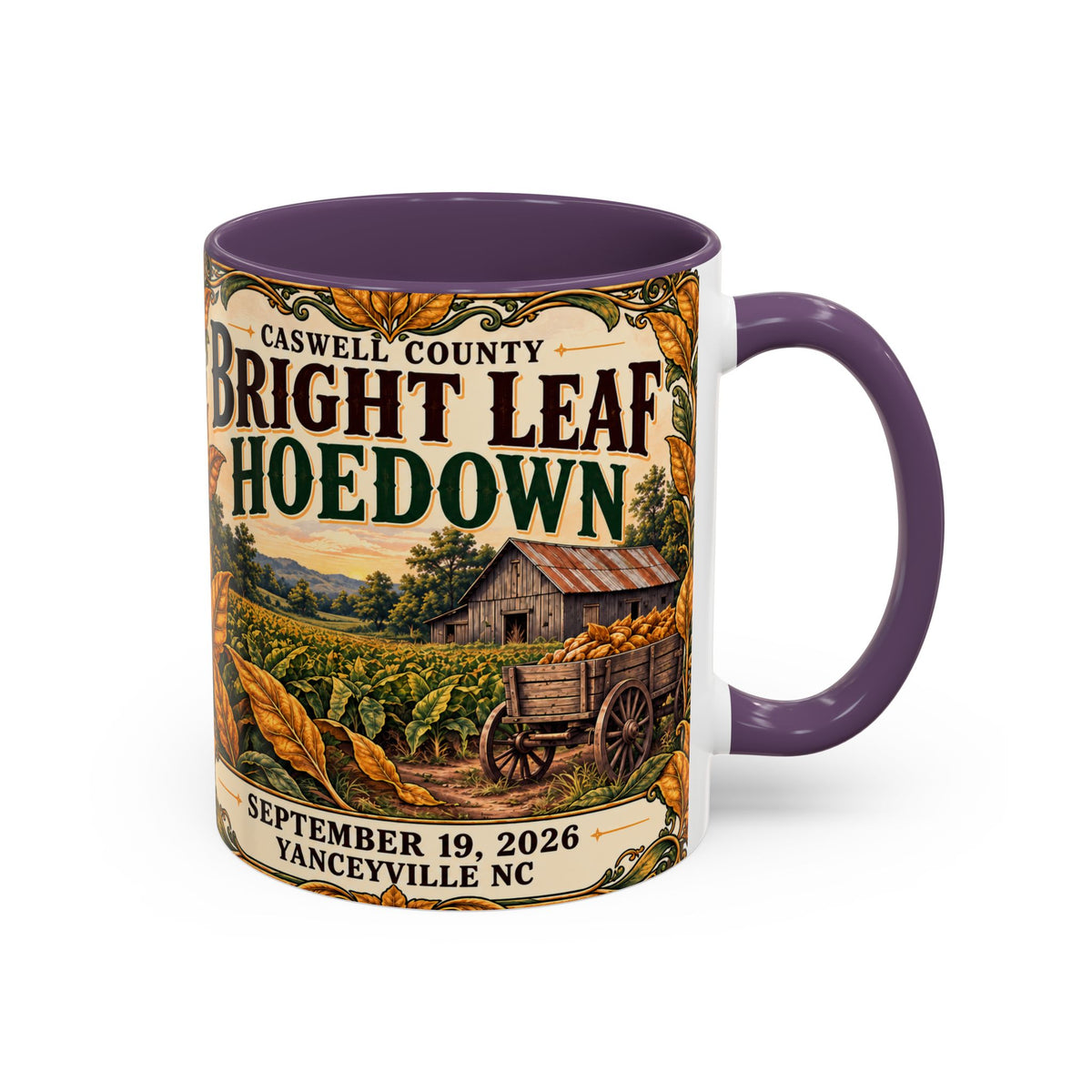 Bright Leaf Hoedown Coffee Mug — Vintage Fall Festival 11/15oz