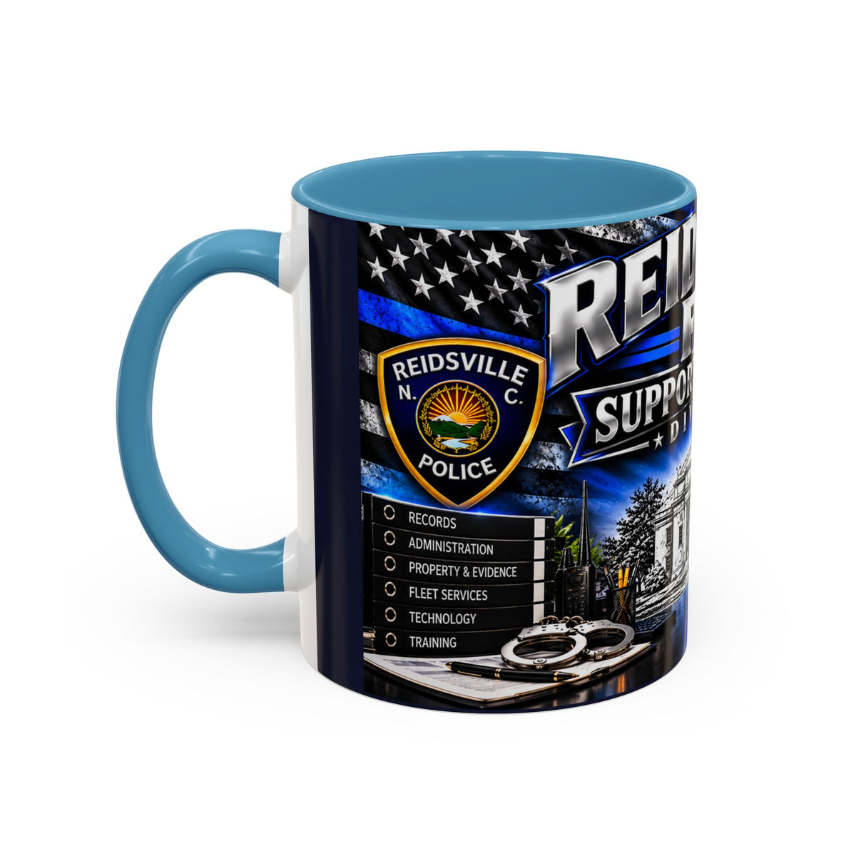 Reidsville NC PD Support Services Division Coffee Mug