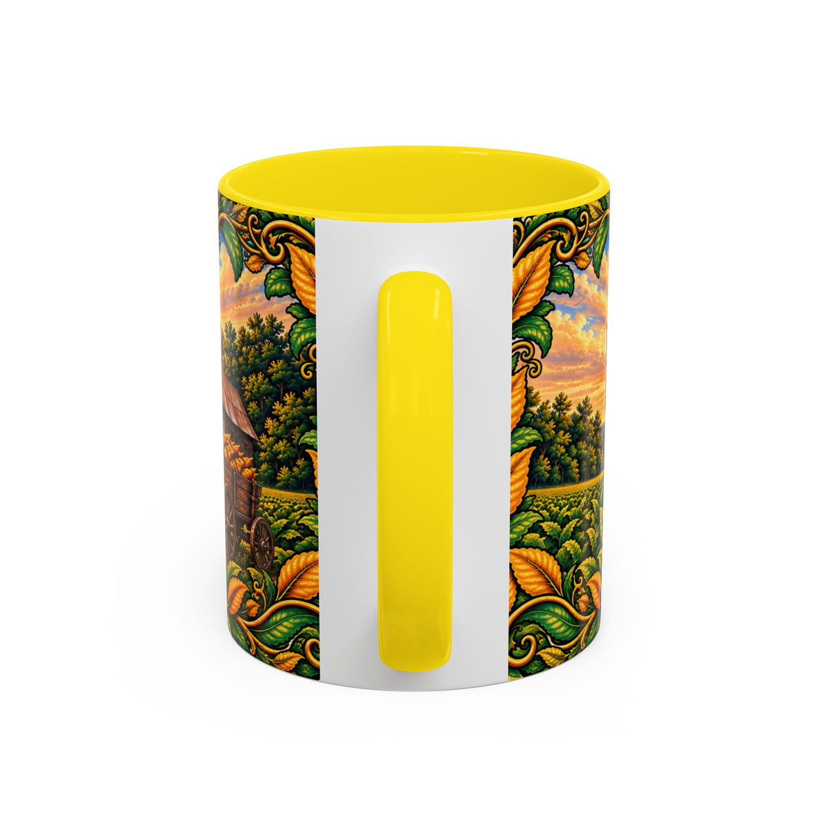 Bright Leaf Hoedown Coffee Mug Wrap — Caswell County Event Souvenir (Sept 19, 2026)