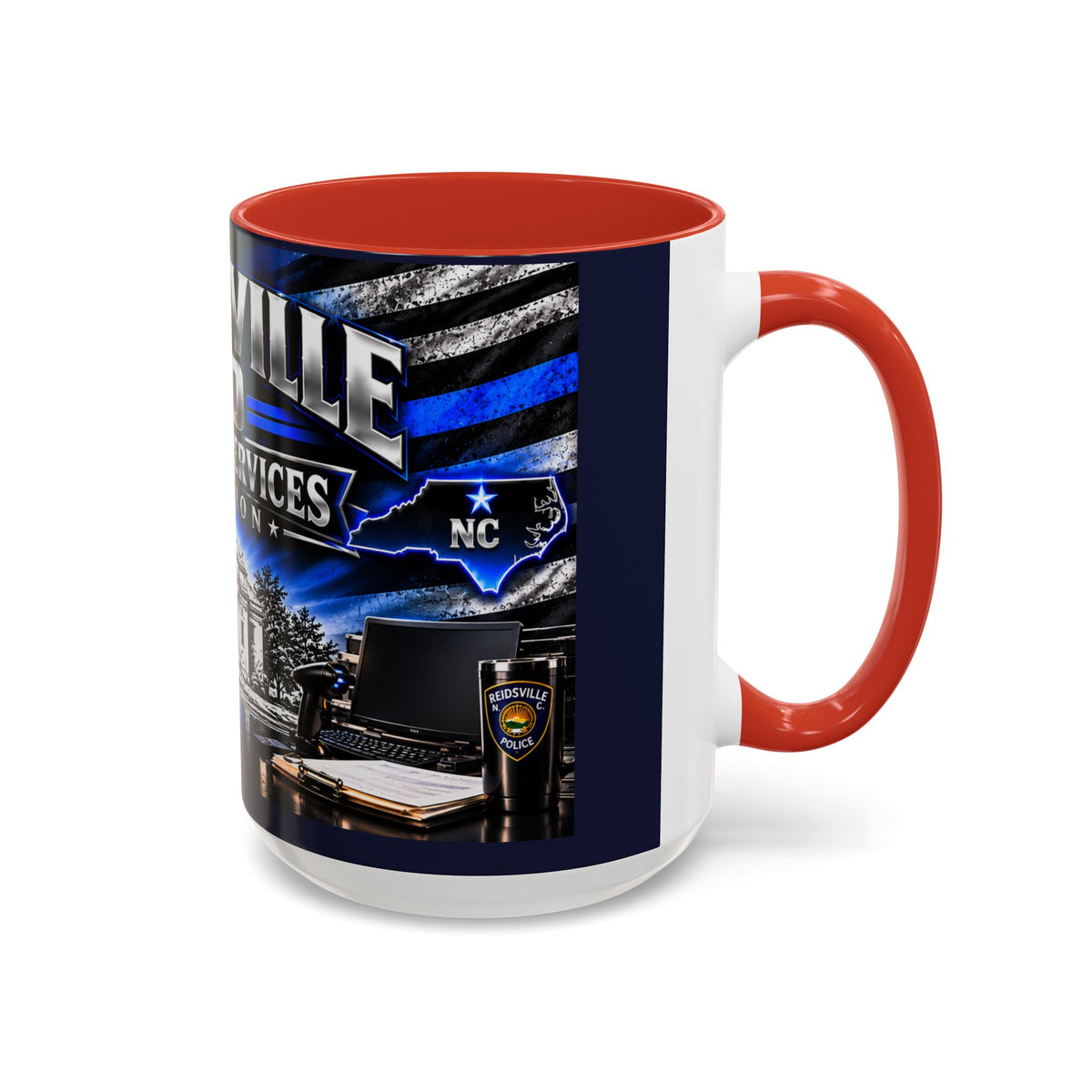 Reidsville NC PD Support Services Division Coffee Mug