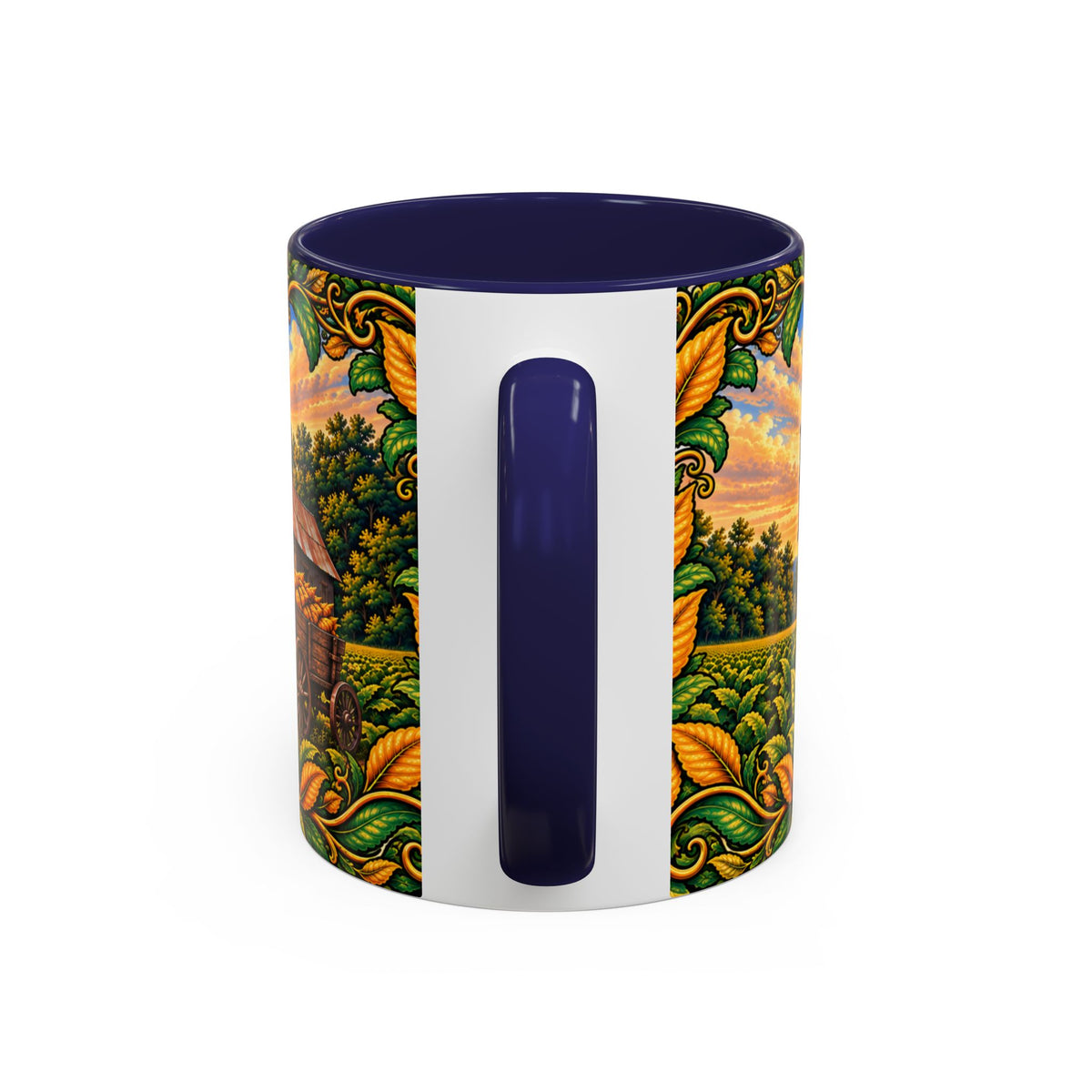 Bright Leaf Hoedown Coffee Mug Wrap — Caswell County Event Souvenir (Sept 19, 2026)
