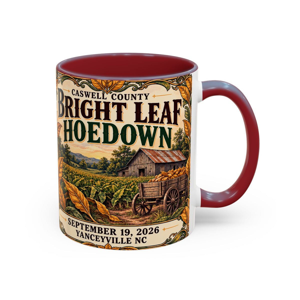Bright Leaf Hoedown Coffee Mug — Vintage Fall Festival 11/15oz
