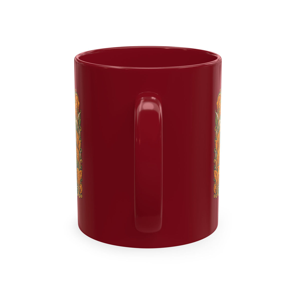 Bright Leaf Hoedown Ceramic Mug — Yanceyville NC Event Souvenir (Sept 19, 2026)