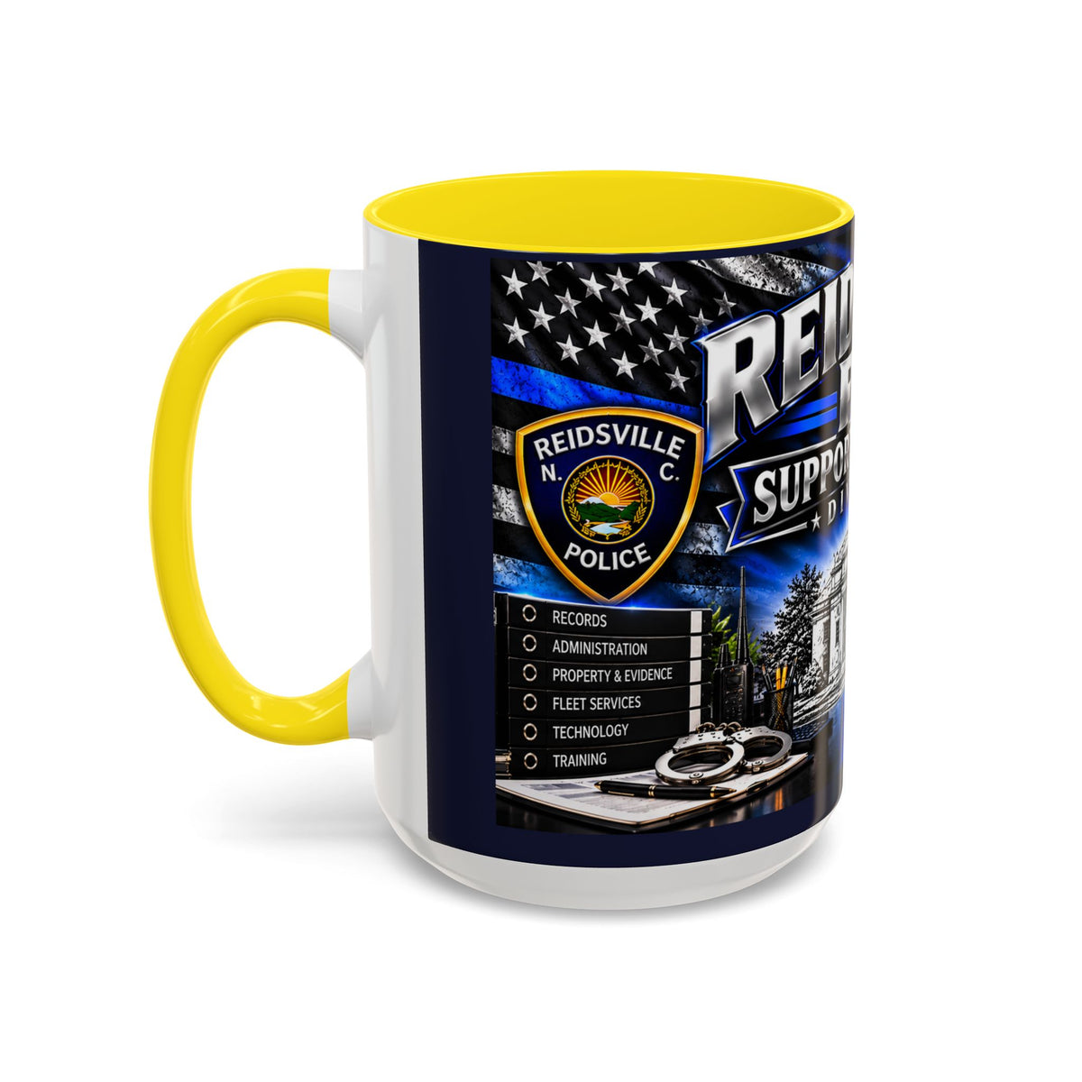 Reidsville NC PD Support Services Division Coffee Mug