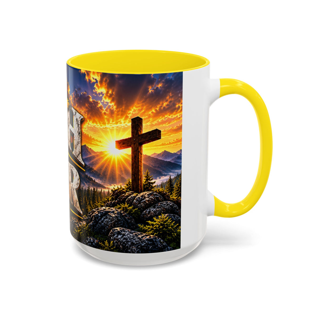 Faith Over Fear – Isaiah 41:10 KJV Christian Coffee Mug – 11 oz. & 15 oz.